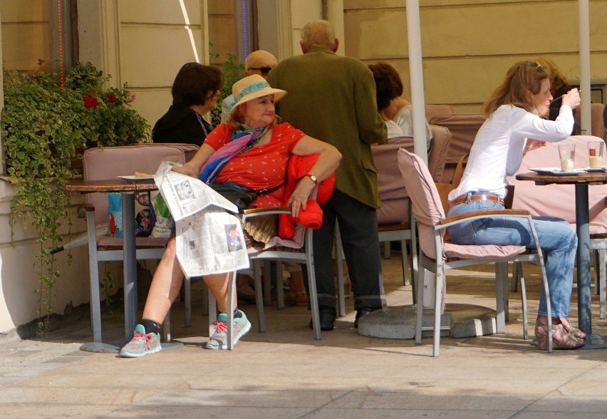 Tłoczno w centrum Lublina. W weekend jednym z przystanków był Festiwal Smaku. Zobacz zdjęcia