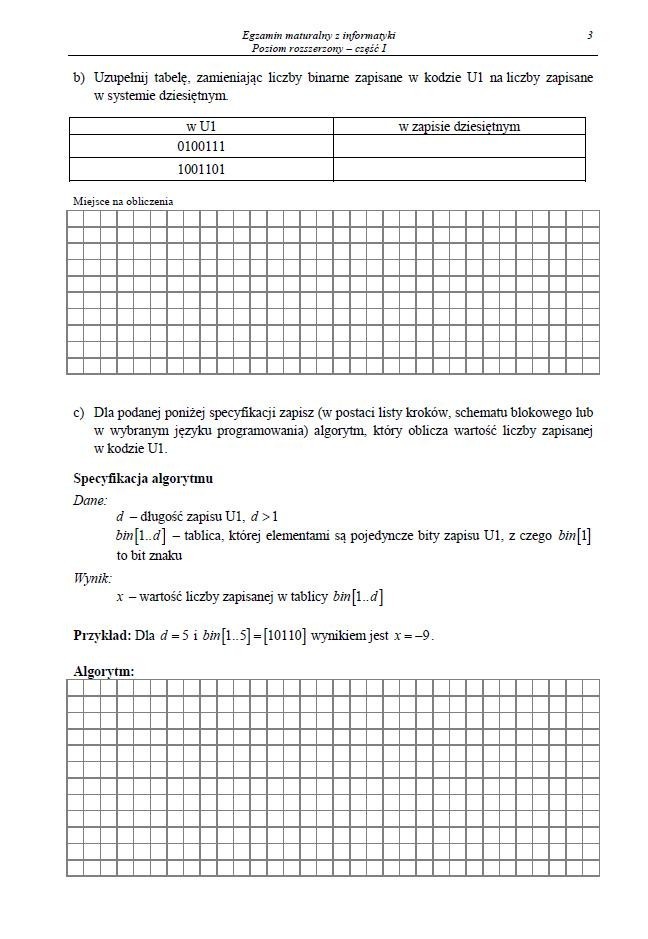 Matura 2013. Informatyka - poziom rozszerzony [ARKUSZE, ODPOWIEDZI]