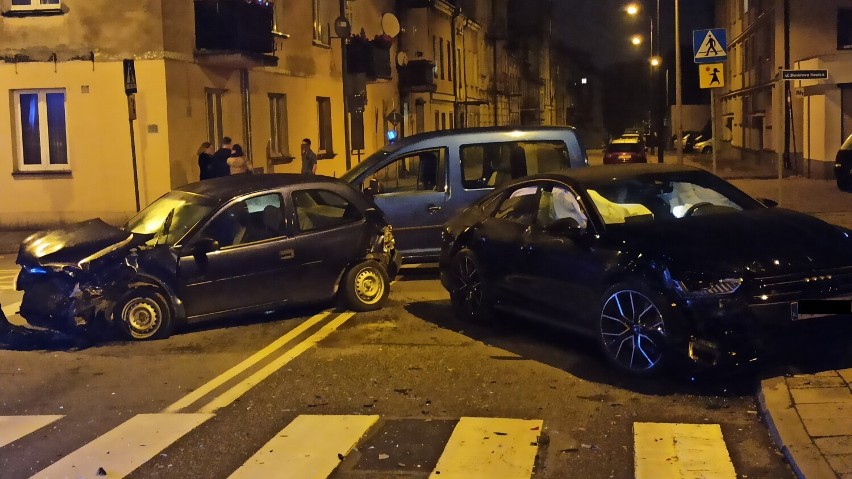 Wypadek na skrzyżowaniu Polnej i Młynarskiej w Kaliszu