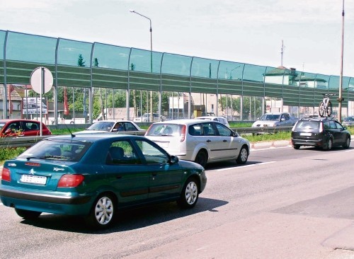 Ekrany przy trasie Katowice-Kraków.