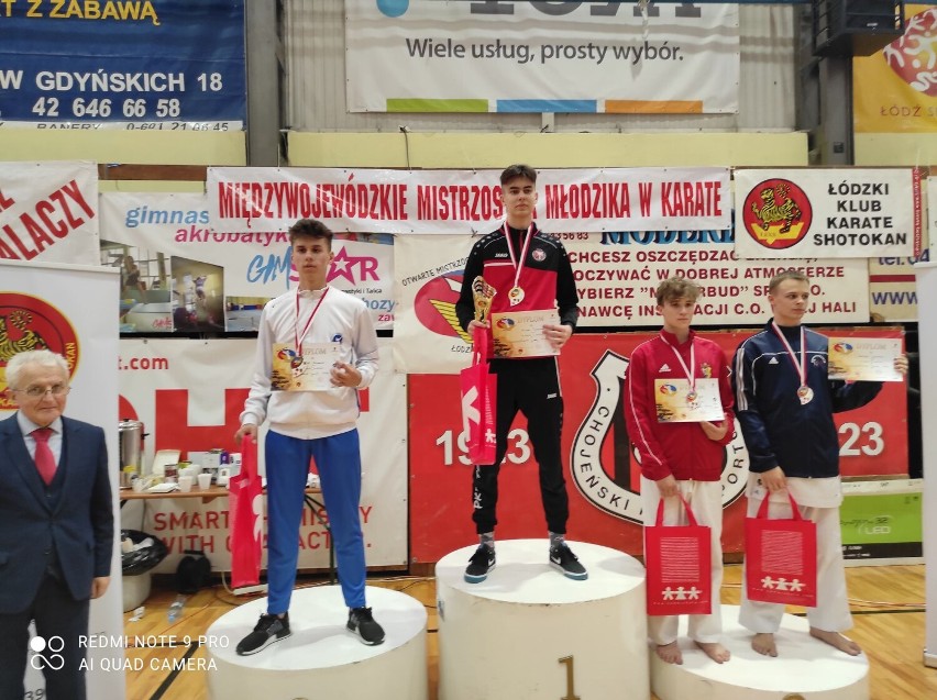 Michał Florczak był najlepszy w kumite juniorów w wadze do 76 kg