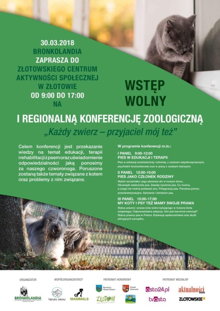 I Regionalna Konferencja Zoologiczna w ZCAS Złotów