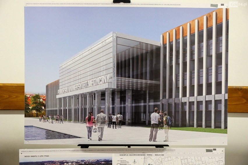 Znamy projekt nowego budynku kliniczno-badawczego PUM przy ul. Unii Lubelskiej w Szczecinie