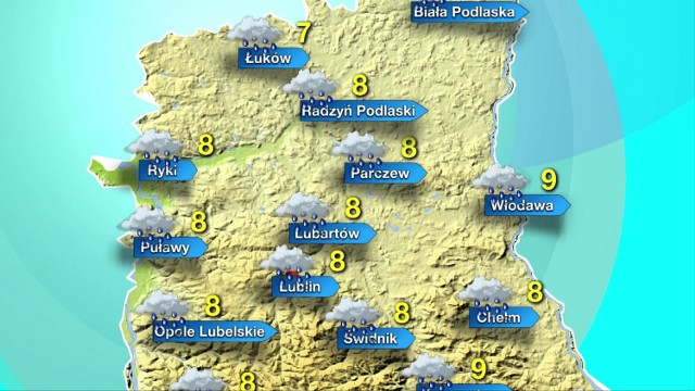 Pogoda na Lubelszczyźnie 22 listopada