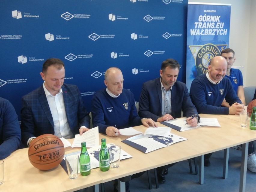 Koszykarze Górnika mają nowego sponsora - Wałbrzyską Specjalną Strefę Ekonomiczną