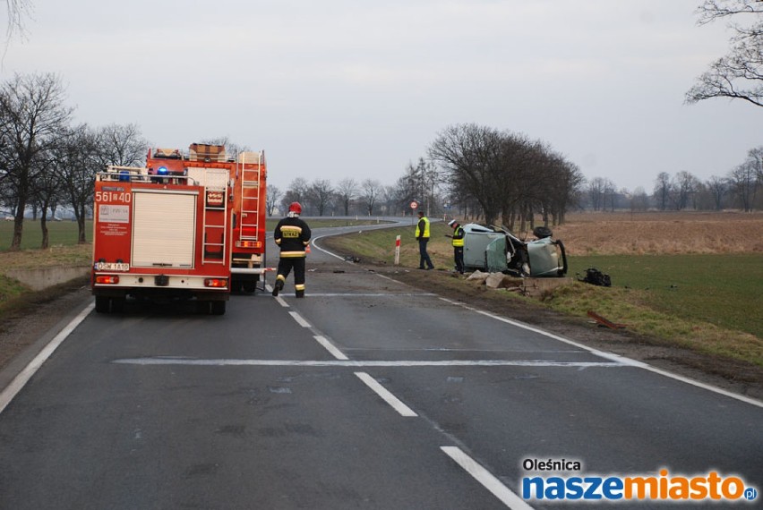 Oleśniczanka ciężko ranna w wypadku pod Świdnicą