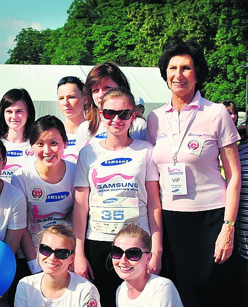 Irena Szewińska zachęca do biegania z Samsungiem