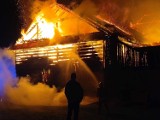 Nocny pożar w Czarnym Dunajcu. Spłonął budynek mieszkalno-gospodarczy