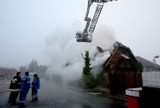 Pożar restauracji Chałupa w Szczecinie. Zajazd spłonął doszczętnie [zdjęcia, wideo]