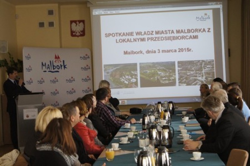 Burmistrz Malborka spotkał się z przedsiębiorcami. Rozmawiano o współpracy