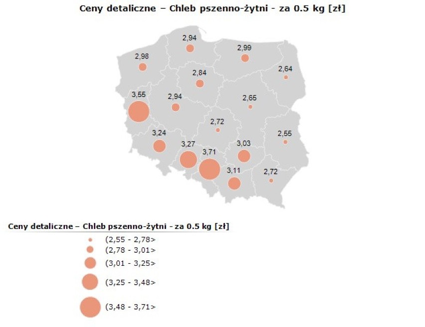 Najdroższy chleb jest w województwie śląskim, najtańszy w...