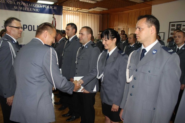 Święto policji w Wieluniu odbyło się w budynku komendy