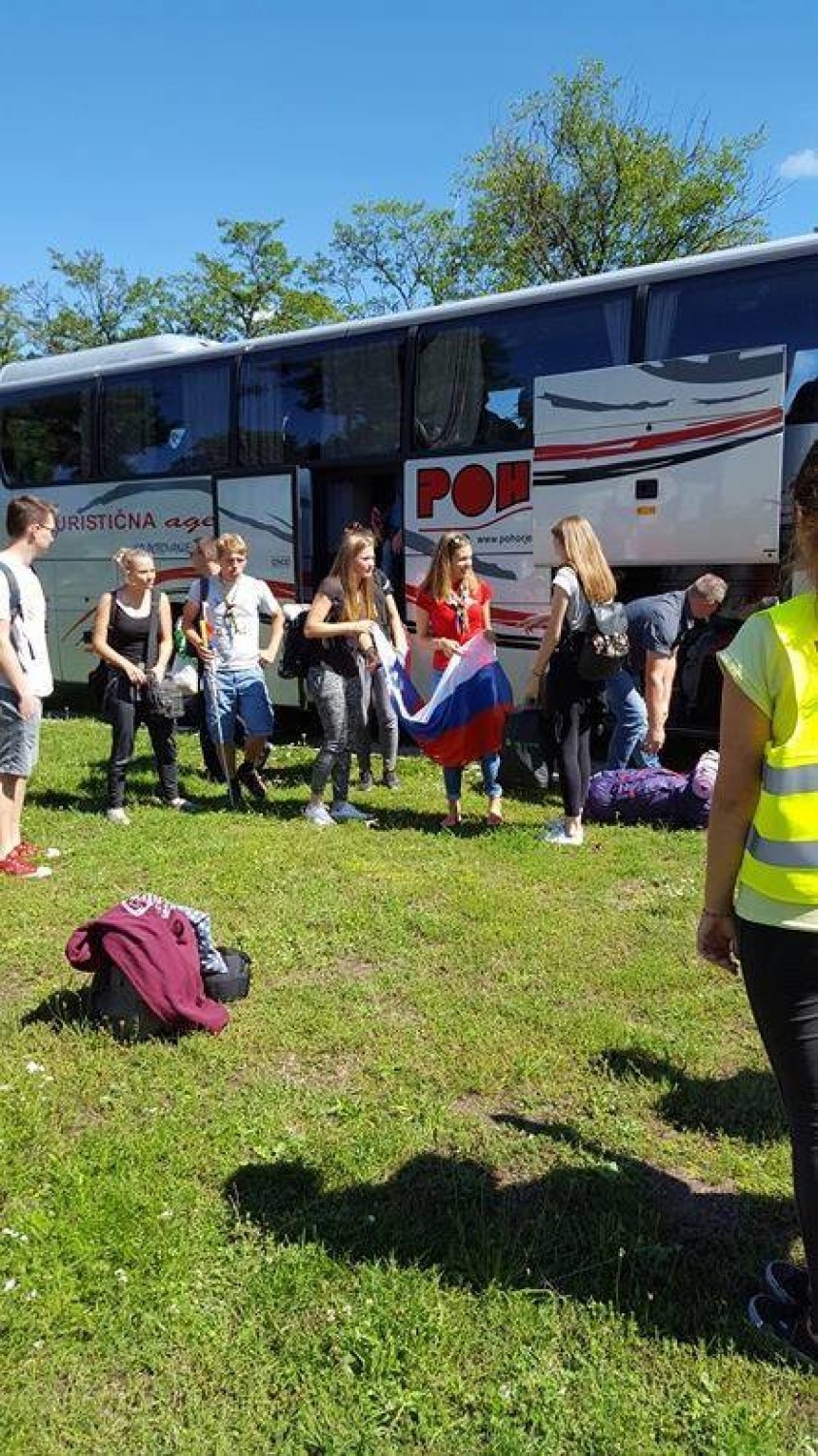 Słoweńcy świetnie bawią się w Tomaszowie Maz