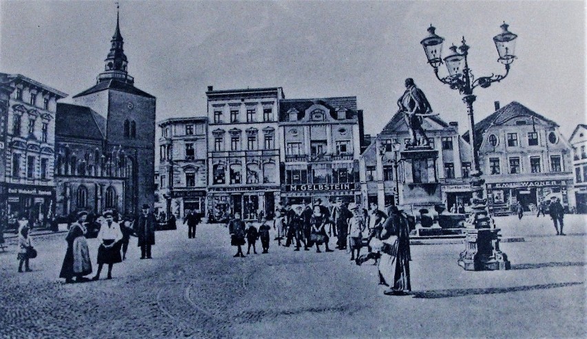 Stary Rynek w Słupsku, początek XX wieku.