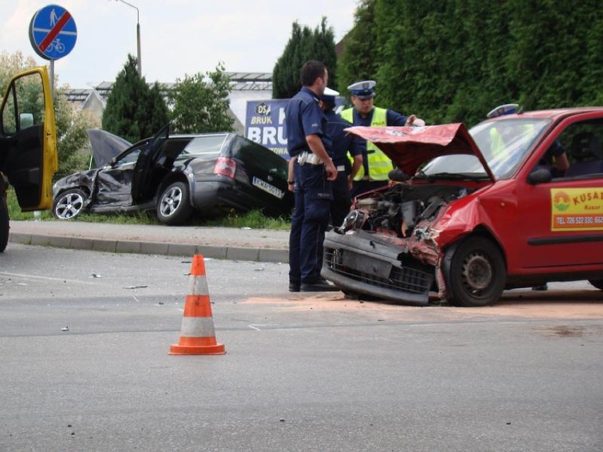 Na skrzyżowaniu ulic Zatorskiej z Jezioro doszło do...