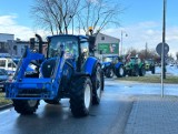 Ogólnopolski protest rolników także w Piotrkowie. Ponad sto traktorów wyjechało na ulice miasta FILM, ZDJĘCIA