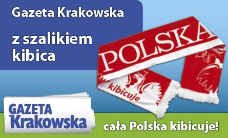 Szalik kibica z Gazetą Krakowską!