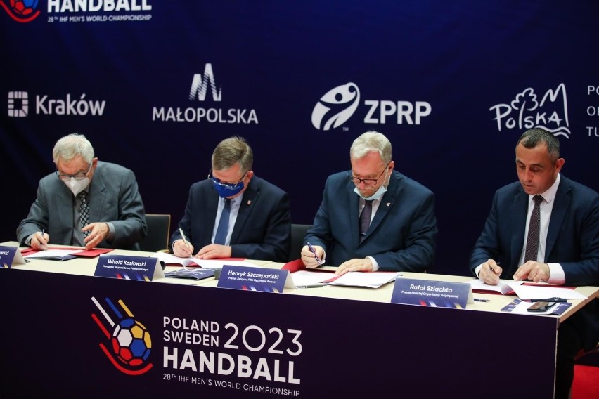 26.11.2021, Tauron Arena Kraków: konferencja prasowa przed...