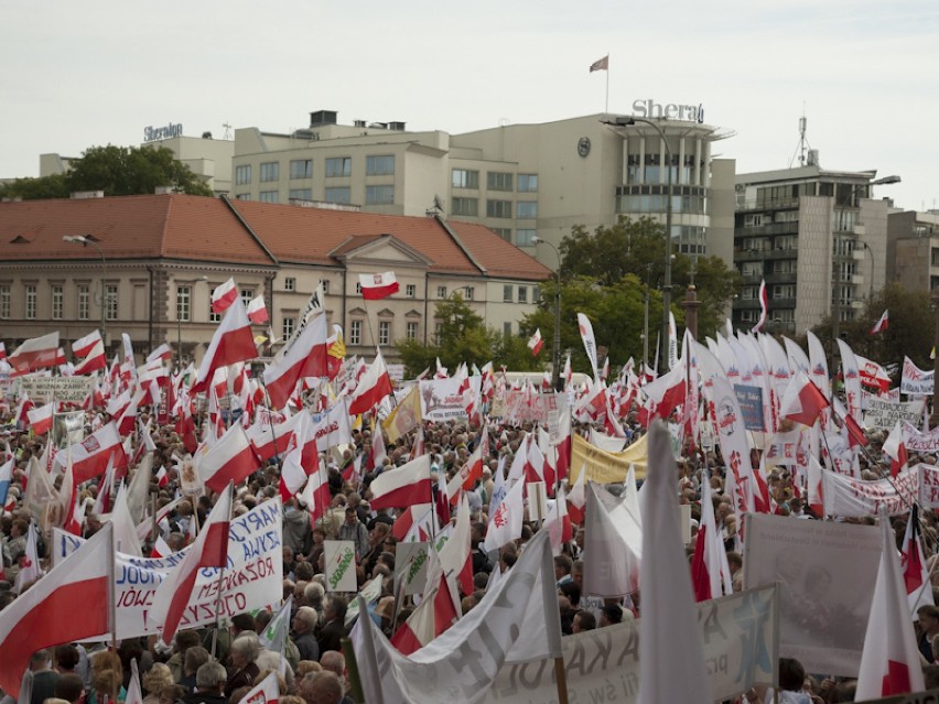 Manifestacja w obronie TV Trwam - Warszawa, 29-09-2012