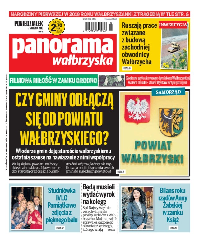 Panorama Wałbrzyska wydanie z 7 stycznia 2019 r.