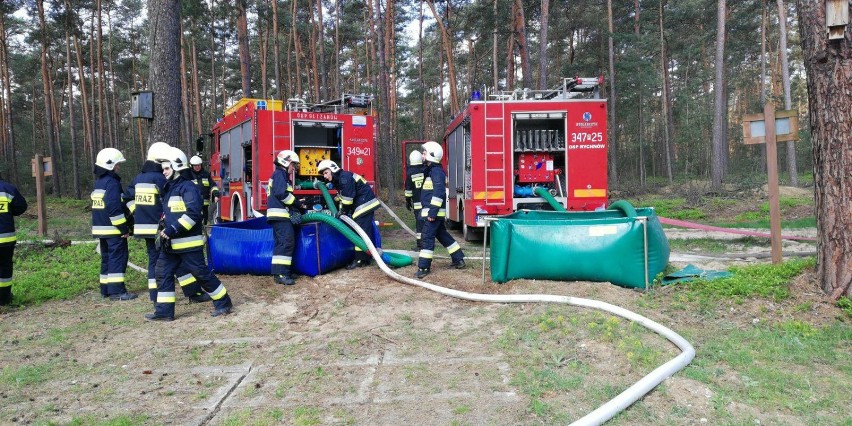 Strażacy ochotnicy z gminy Blizanów szkolili się na wypadek...