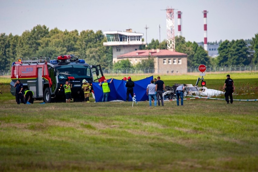 Samolot dwusilnikowy Tecnam rozbił się podczas wykonywania...