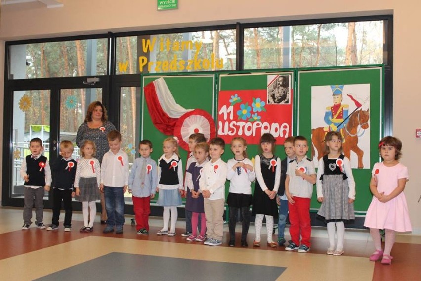 Żarki Letnisko: przedszkolaki uczciły Święto Niepodległości [ZDJĘCIA]
