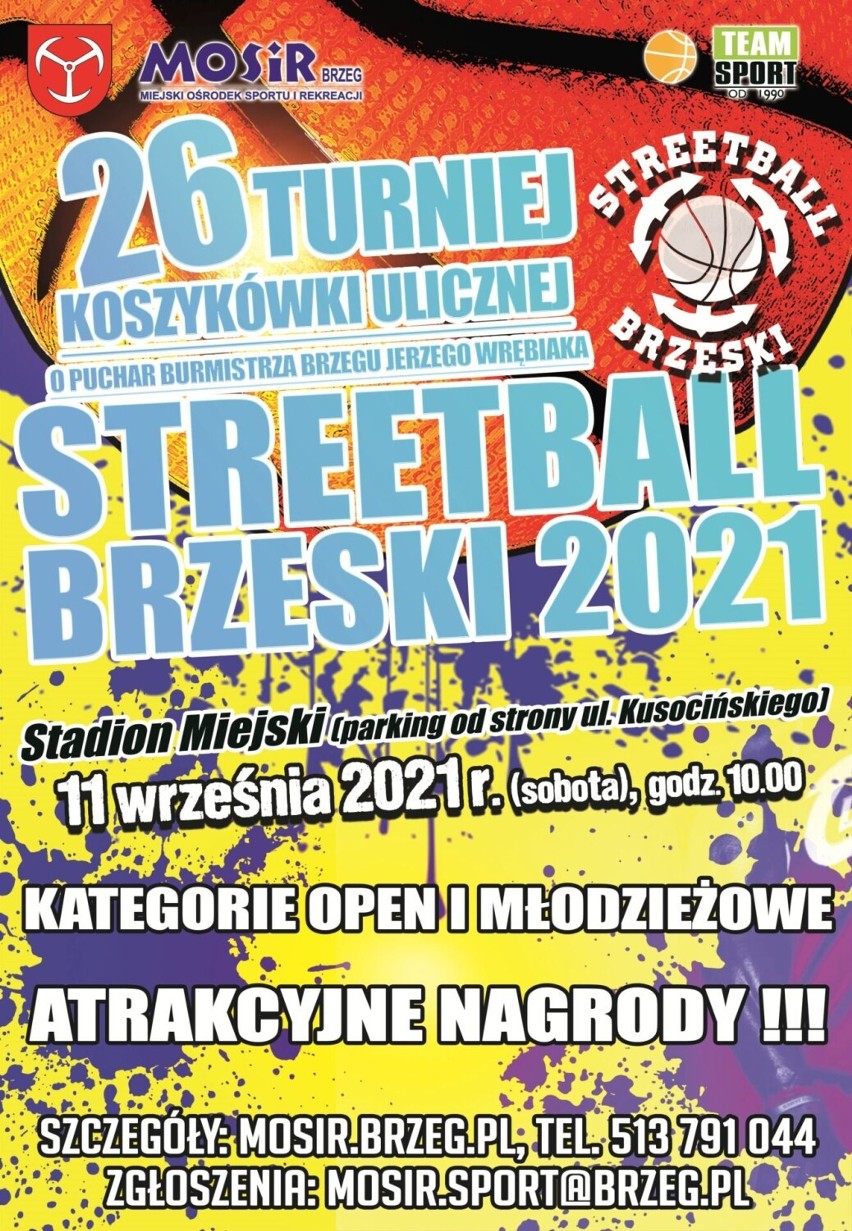 26. Streetball Brzeski - w tym roku odbędzie się już 26....