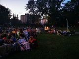 Ponad 300 osób na "Kinie po zachodzie słońca" w Busku - Zdroju. Pod chmurką obejrzeli film "Narodziny Gwiazdy" (ZDJĘCIA)