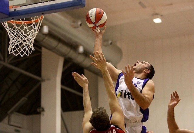 Andrija Ciric w sobotni wieczór był najlepszym graczem PBG Basket. Serb zdobył 20 punktów