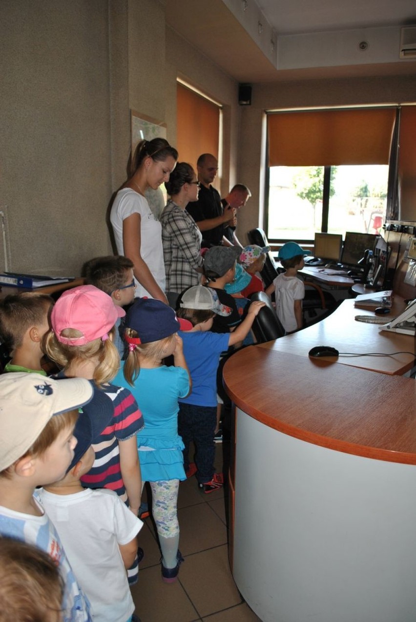 Opole Lubelskie: Dzieci z wizytą u strażaków