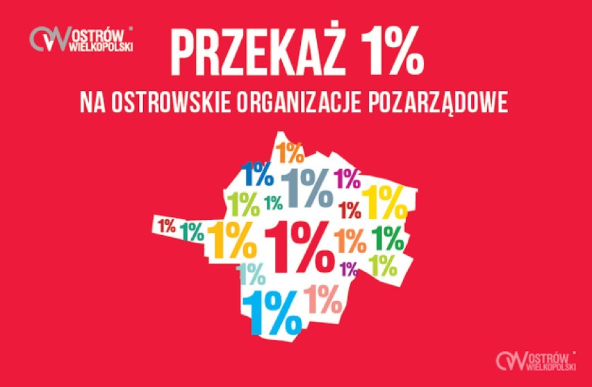 Przekaż 1 procent swojego podatku. Wykaz Organizacji Pożytku Publicznego w Ostrowie Wielkopolskim
