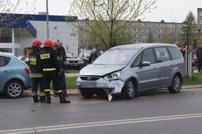 Wypadek na ul. Piastowskiej w Radomsku