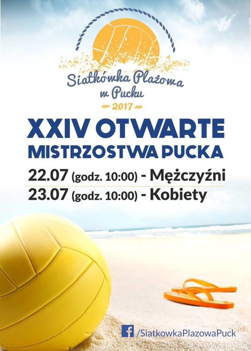 Otwarte Mistrzostwa Pucka w Siatkówce Plażowej: 22 i 23...