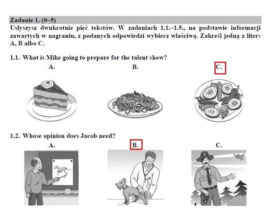 Egzamin gimnazjalny 2019 z CKE. Język angielski poziom podstawowy ARKUSZ I ODPOWIEDZI. Testy gimnazjalne z j. angielskiego 12.04.2019