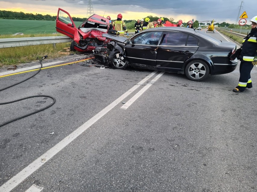 Wypadek na Wschodniej Obwodnicy Wrocławia 28.05.2022