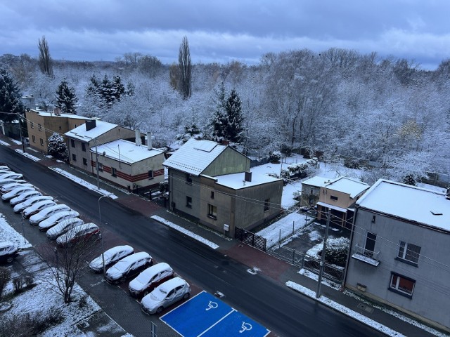 W sobotę 25 listopada mieszkańców Śląskiego powitał śnieg. Tak wyglądała rano Czeladź

Zobacz kolejne zdjęcia/plansze. Przesuwaj zdjęcia w prawo naciśnij strzałkę lub przycisk NASTĘPNE