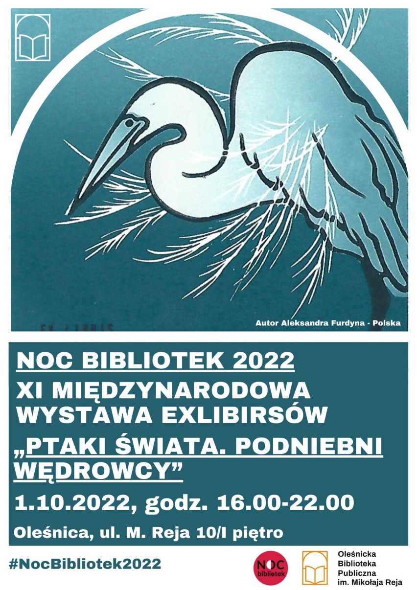 Oleśnicka Noc Bibliotek 2022 zbliża się wielkimi krokami. Mamy program wydarzenia!