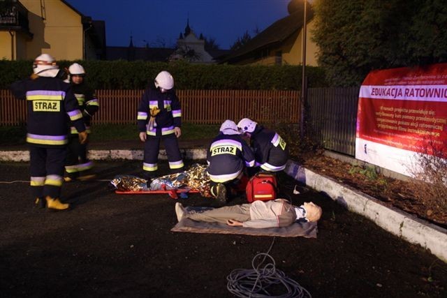 Strażacy z OSP powiatu pszczyńskiego szkolili się z udzielania pierwszej pomocy medycznej