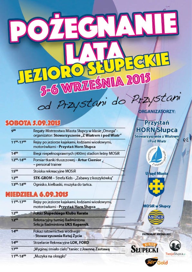 Jezioro Słupeckie: Pożegnanie Lata 2015