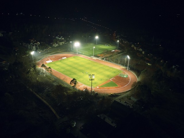 Stadion w parku na Czarnej Górze w Olkuszu