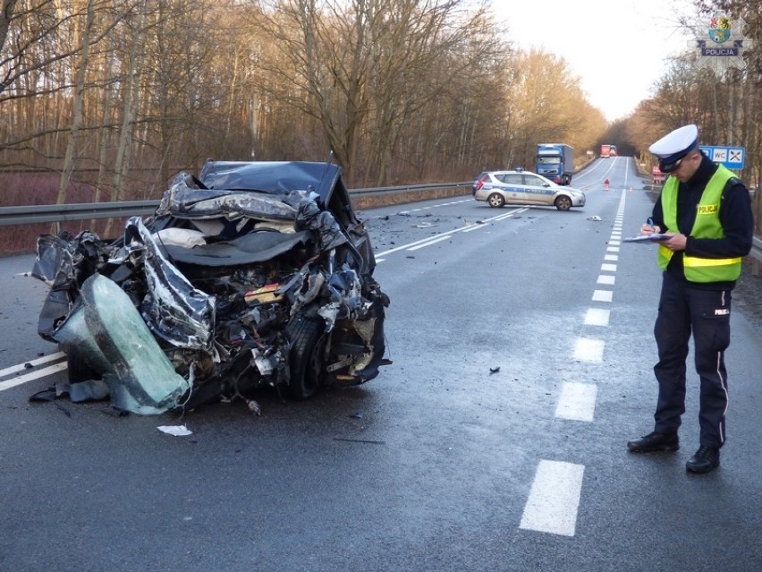 Śmiertelny wypadek na krajowej szóstce