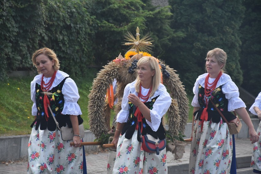 Korowód był tylko jedną z części palowickich dożynek.