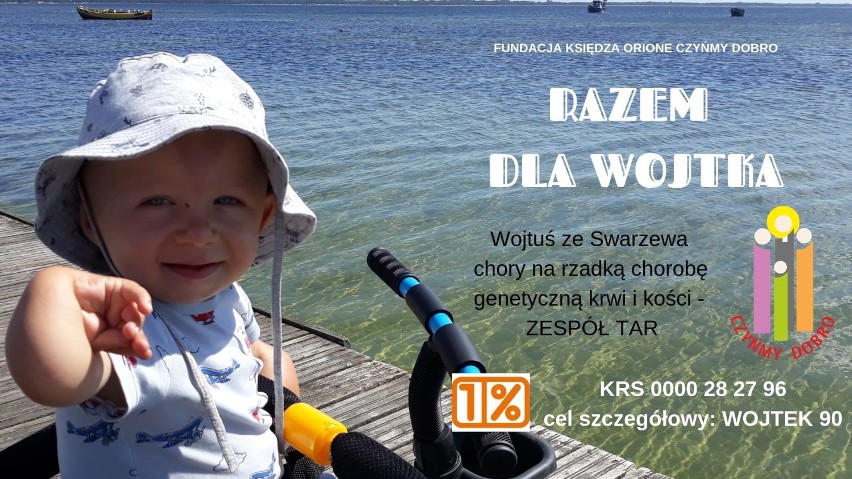 Wojtek Kasprzyk ze Swarzewa główny bohater pomocowej akcji Razem dla Wojtka