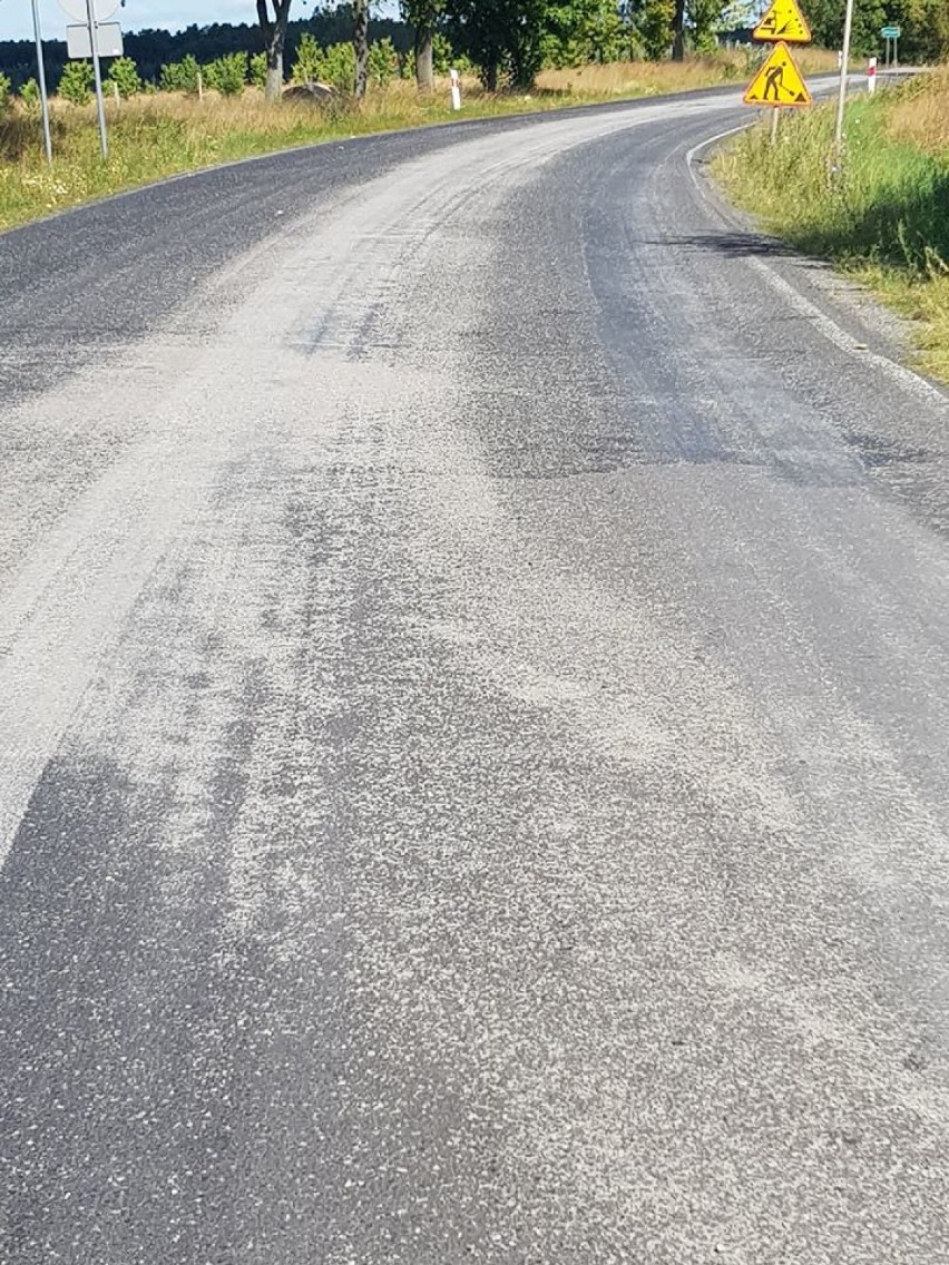 Kłopoty z drogą wojewódzką na trasie Dąbie-Kosierz.