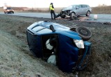 Wypadek na obwodnicy Chojnic. Jedna osoba trafiła do szpitala. Droga krajowa 22 już odblokowana (zdjęcia, wideo)