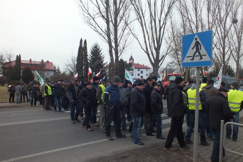 Protest rolników w Sitańcu: były utrudnienia