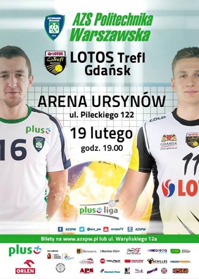 Mecz AZS Politechnika - Lotos Trefl Gdańsk. Wygraj bilety na mecz! [KONKURS]