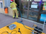 Pożar w Dino w Rydzynie. W nocy zapalił się bankomat w budynku przy Rzeczpospolitej To próba kradzieży? [ZDJĘCIA]