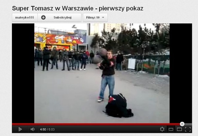 Super Tomasz - pokaz w Warszawie